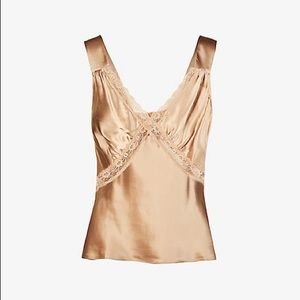 NWT Reformation Vendome Silk Top